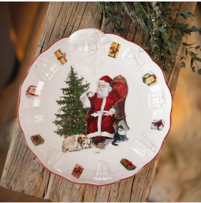 Блюдо Villeroy & Boch Toys Fantasy Санта и список подарков / 14-8332-3614