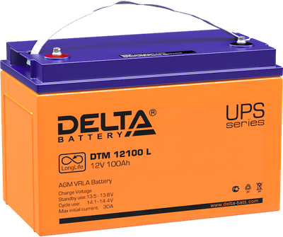 Аккумуляторная батарея DELTA DTM 12100L - 