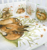 

Комплект постельный для малышей Amarobaby, Sleepy Forest / AB213017SF/14
