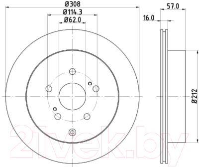 Тормозной диск Nisshinbo ND9017K