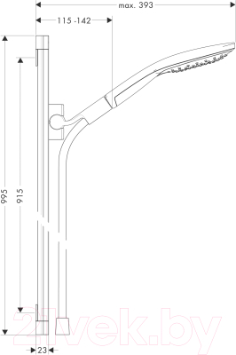 Душевой гарнитур Hansgrohe Raindance 26626000