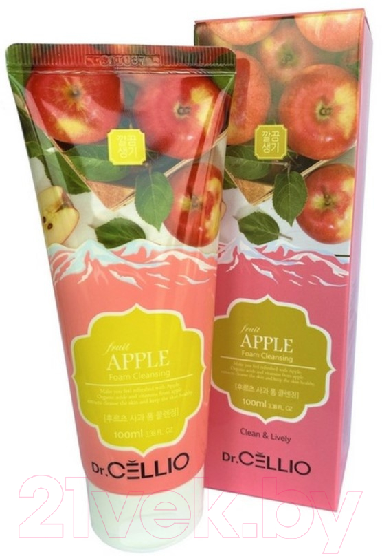 Пенка для умывания Dr. Cellio G70 Fruit Apple Foam Cleansing (100мл)