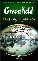 Чай листовой GREENFIELD Earl Grey Fantasy черный (100г) - 