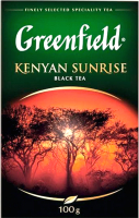 Чай листовой GREENFIELD Kenyan Sunrise черный (100г) - 