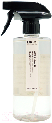 Спрей парфюмированный Ambientair LAB CO Амбра и гвоздика / SP500GCLB (500мл)