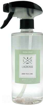 Спрей парфюмированный Ambientair Lacrosse Зеленый чай и лайм / SP500TVLC (500мл)