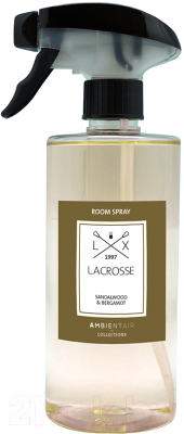 Спрей парфюмированный Ambientair Lacrosse Сандал и бергамот / SP500SBLC (500мл)