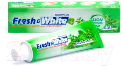 Зубная паста Lion Для защиты от кариеса Fresh&White (160г)