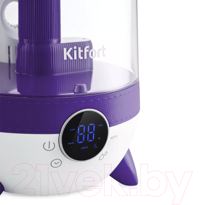 Ультразвуковой увлажнитель воздуха Kitfort KT-2829-1 (белый/фиолетовый)
