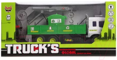 Изображение товара Радиоуправляемая игрушка Наша игрушка Грузовик с крановой установкой / 958-34