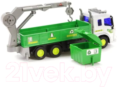 Изображение товара Радиоуправляемая игрушка Наша игрушка Грузовик с крановой установкой / 958-34