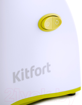 Мясорубка электрическая Kitfort KT-2111-2 (белый/салатовый)
