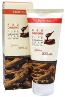 Пенка для умывания FarmStay Red Ginseng Pure Cleansing Foam (180мл) - 