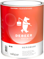 Эмаль автомобильная Debeer BeroBase 500 / 554/1 (1л, перламутр красный) - 