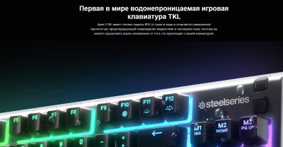 Клавиатура SteelSeries Apex 3 TKL / 64817