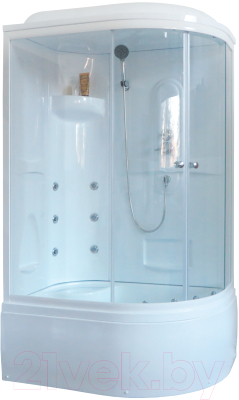 Душевая кабина Royal Bath 1200x800x2170 L / RB8120BK2-T-L