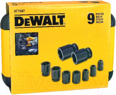 Набор головок слесарных DeWalt DT7507-QZ
