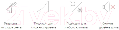 Изображение товара Черепица Технониколь Shinglas многослойная Вестерн Ниагара (упаковка 1.5м2)