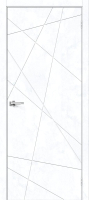 Дверь межкомнатная el'Porta Эко Граффити-5 60x200 (Snow Art) - 
