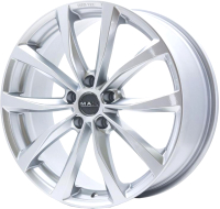 

Литой диск, Wolf 19x8" 5x114.3мм DIA 76.0мм ET 50мм Silver