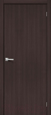 Дверь межкомнатная el'Porta ЭКО Браво-0 60x200 (Wenge Veralinga)