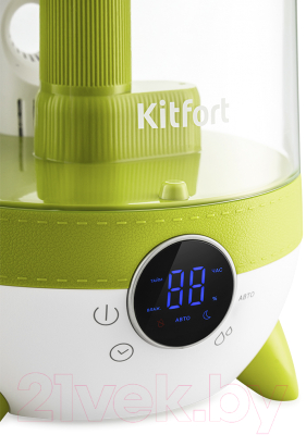 Ультразвуковой увлажнитель воздуха Kitfort KT-2829-2 (белый/салатовый)