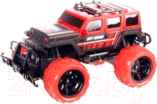 Радиоуправляемая игрушка Crossbot Джип Трофи Герой / 870595 (черный/красный)
