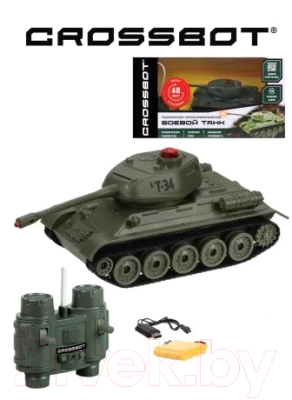Радиоуправляемая игрушка Crossbot Танк Т-34 СССР / 870633