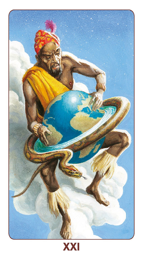 Гадальные карты Lo Scarabeo Mini Tarot - Afrikan American (new edition) / NMD29 — фото 4