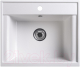 Мойка кухонная Belux SG-REC-6050 (белый кварц) -