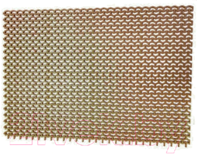 Коврик грязезащитный Пластизделие Пила мини 82x600 (золото)
