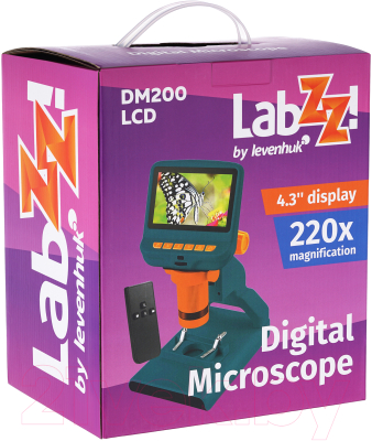 Микроскоп цифровой Levenhuk LabZZ DM200 LCD / 76827