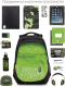 Миниатюра изображения товара Рюкзак Grizzly RU-230-6 (черный/салатовый)