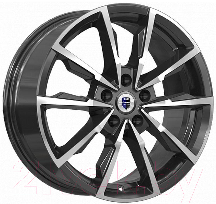 Литой диск K&K Меренге 17x7.5" 5x108мм DIA 67.1мм ET 45мм Алмаз черный