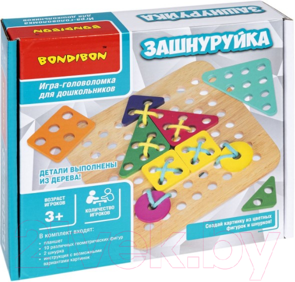 Развивающая игра Bondibon Зашнуруйка / ВВ4860