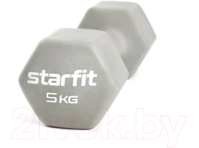 Гантель Starfit Core DB-201 (5кг, тепло-серый пастель)