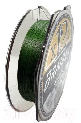 Леска плетеная Konger Braider X12 Olive Green 0.18мм 150м / 250144018