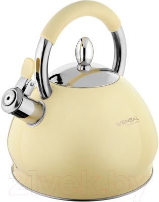 Чайник со свистком Vensal Vanille / VS3005