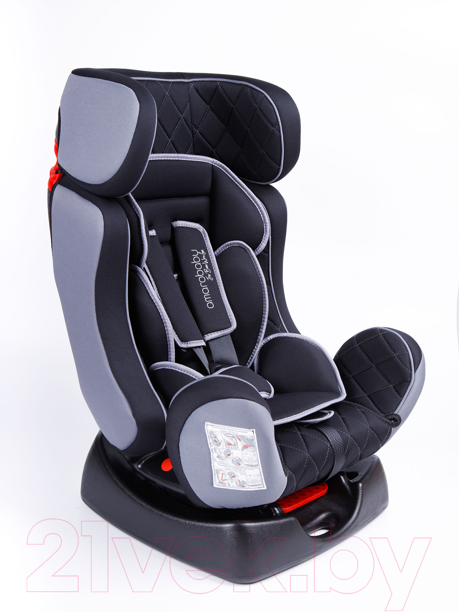 Автокресло Amarobaby Professional / AB212005PChS/09 (черный/серый)