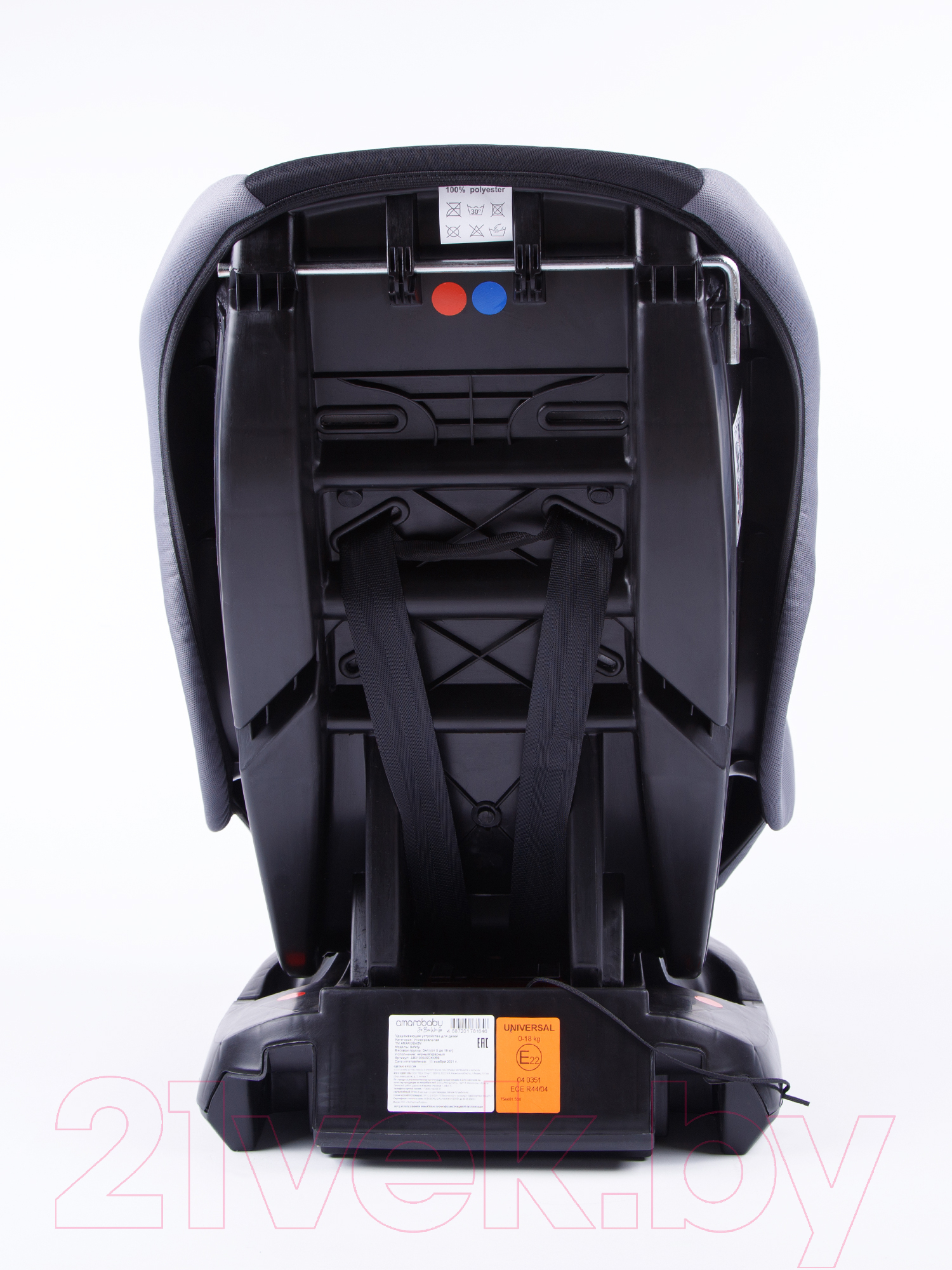 Автокресло Amarobaby Safety / AB212004SChK/09 (черный/красный)