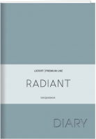 Ежедневник Канц-Эксмо Radiant Soft Touch / ЕКР62215208 (152л, серо-синий) - 