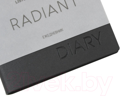 Ежедневник Канц-Эксмо Radiant Soft Touch Special / ЕКР62215203 (152л, черный)