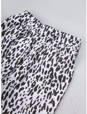 Комплект детской одежды Amarobaby Leopard / AB-OD21-KIDS-Leo11/11-122 (серый, р.122)