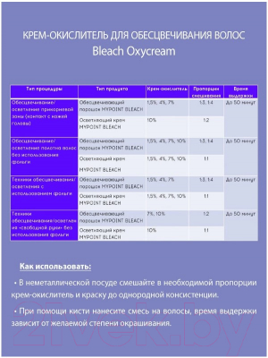 Крем для окисления краски Tefia Mypoint Bleach 1.5% 5 vol (900мл)