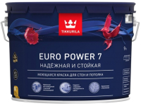 Краска Tikkurila Euro Power 7 C (9л, матовый) - 