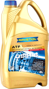 Трансмиссионное масло Ravenol ATF DSIH 6 / 1211133-004 (4л)