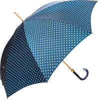 Зонт-трость Pasotti Uno Dots Blu/White Plastica - 