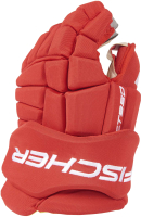 Перчатки хоккейные Fischer Ct950 Pro Glove Red / H03721 (р.12) - 