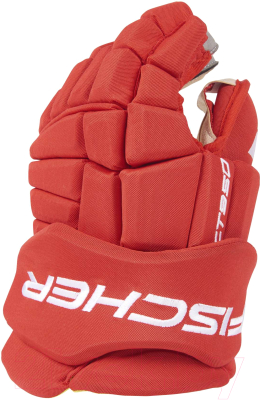 Перчатки хоккейные Fischer Ct950 Pro Glove Red / H03721 (р.12)