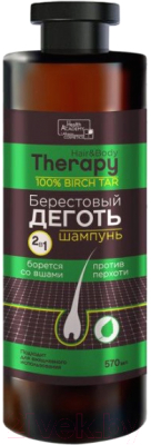 Шампунь для волос Vilsen Hair & Body Therapy Берестовый деготь 2в1 (570мл)
